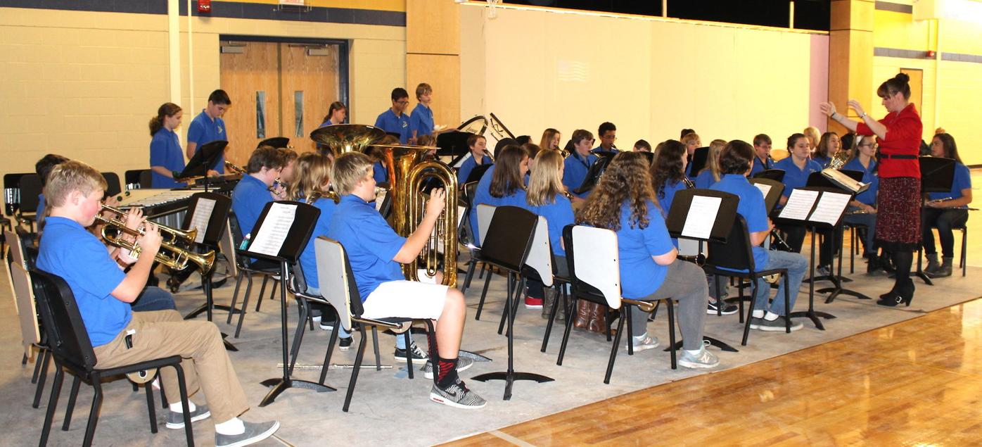 Stevensville Middle School celebrates Veterans Day Queen Annes County