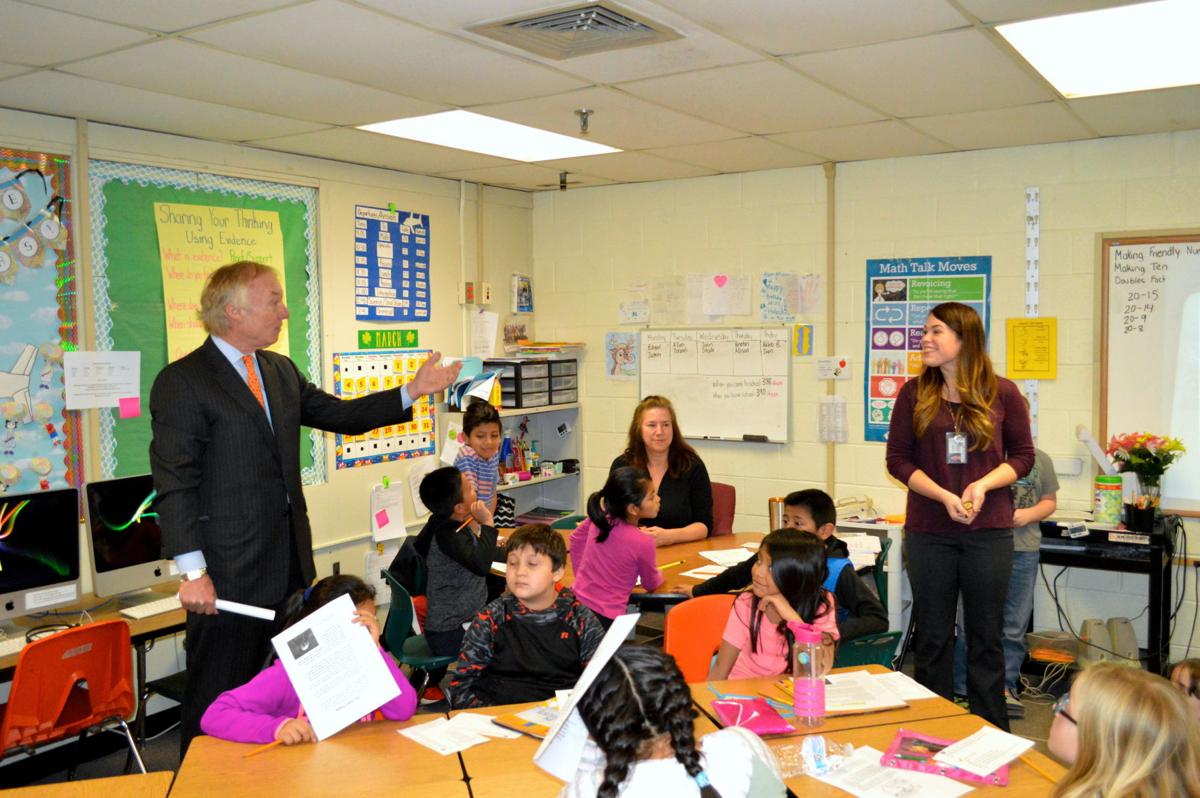 Franchot tours Greensboro Elementary School News