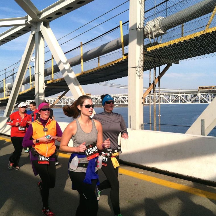 Runners take to Bay Bridge for inaugural race State Regional