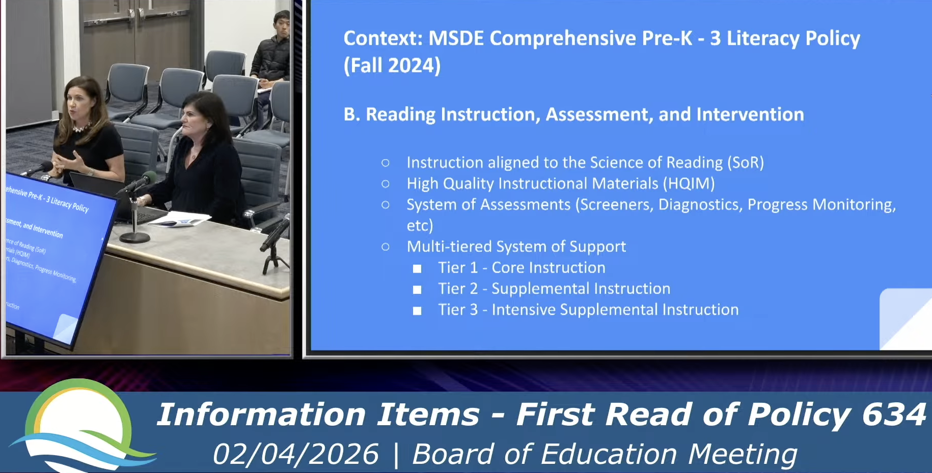Grade level goals — QACPS addresses early learning, reading skills ...