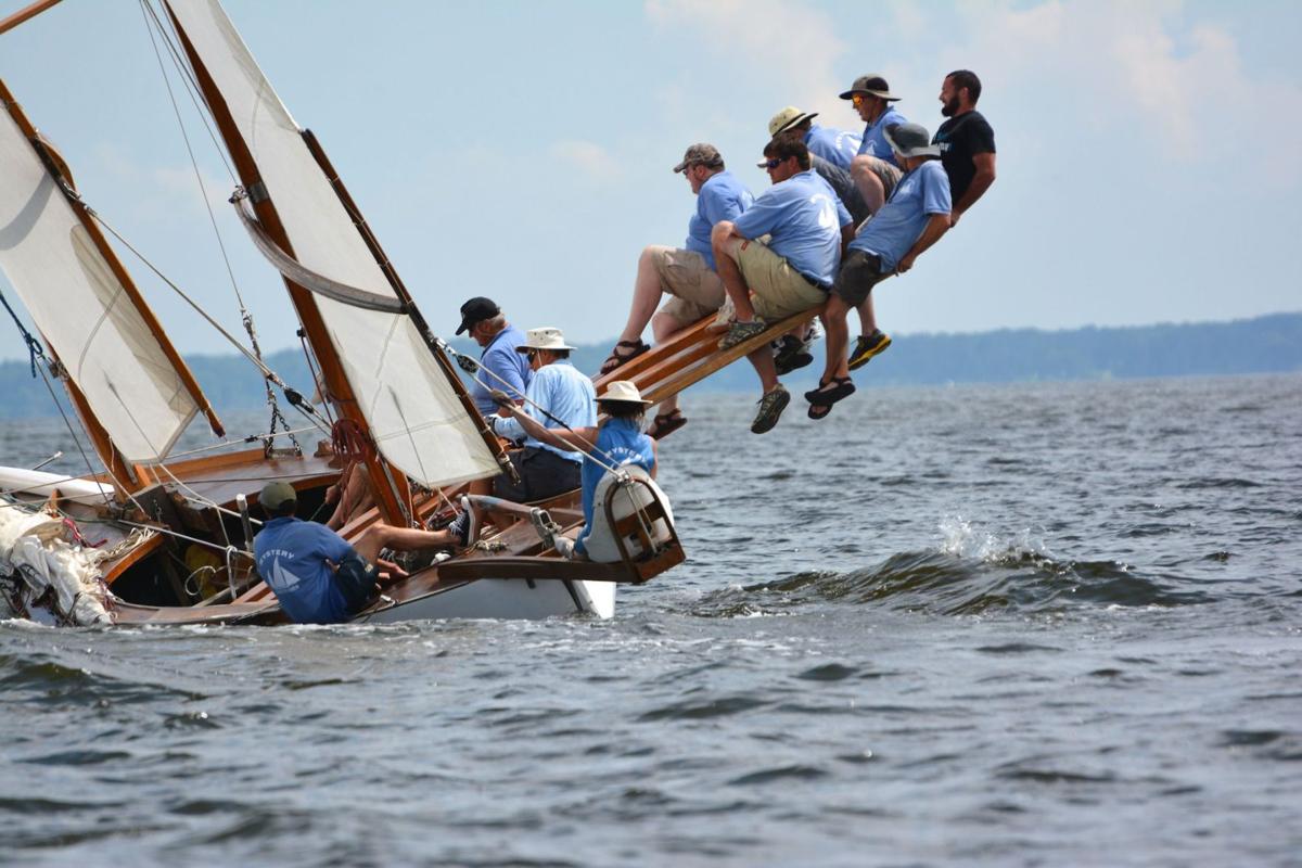 mystery leads canoe fleet off rock hall outdoors