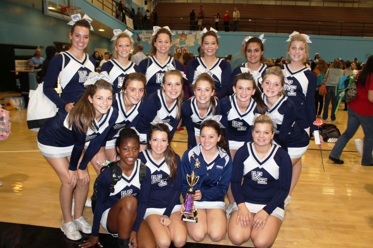 KI High cheerleaders win trophies Queen Annes County