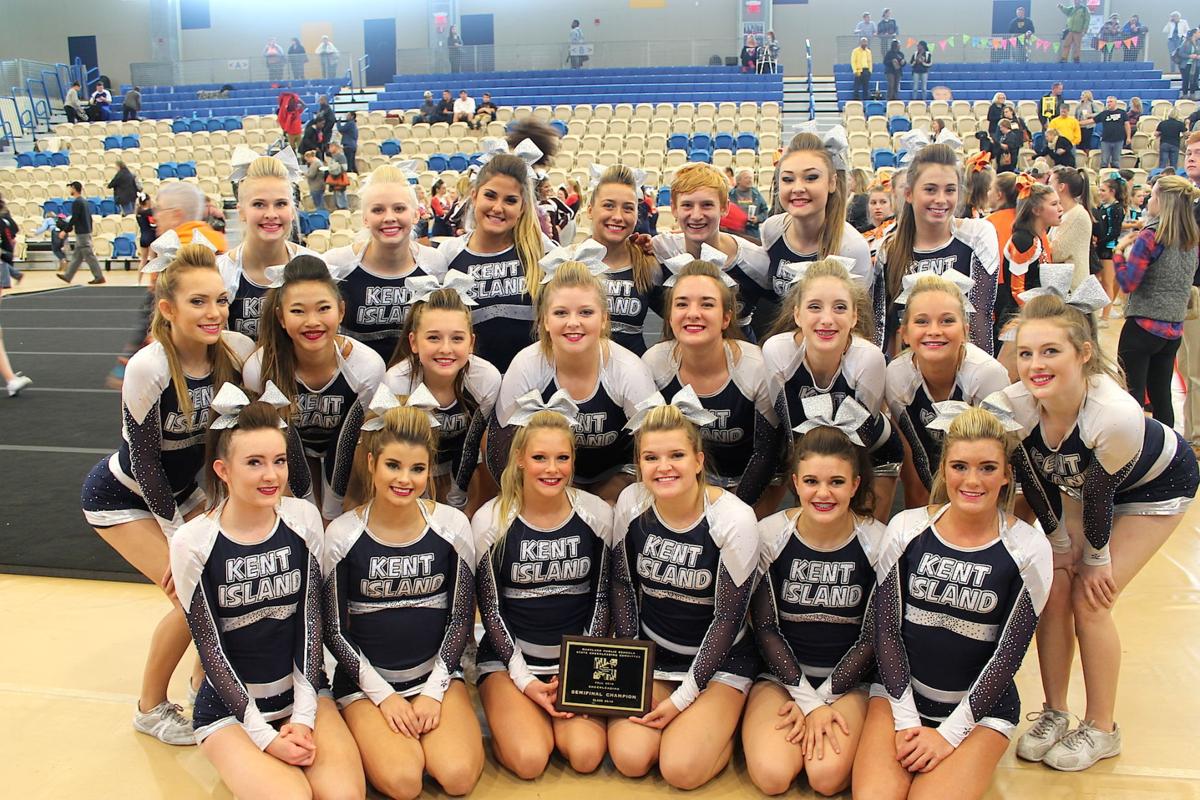 KI Varsity Cheer Team takes first in SemiFinals Schools