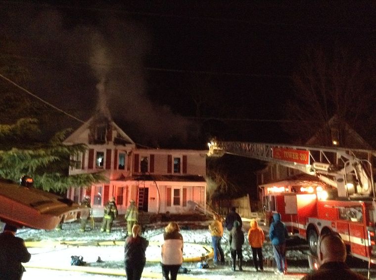 Fire destroys house in Denton News