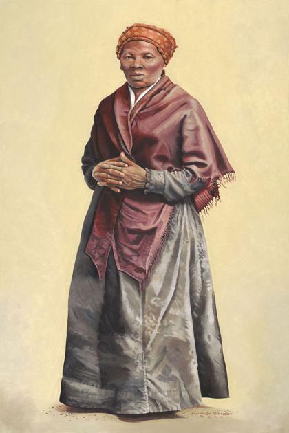 Local Artist George Wright Creates Oil Painting Of Harriet Tubman