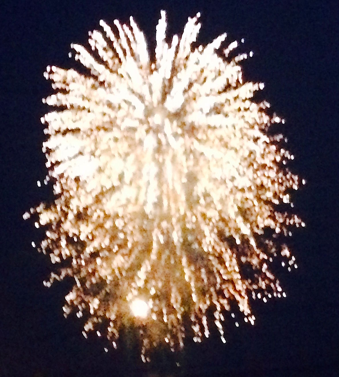 Fireworks go off after rain delay Queen Annes County