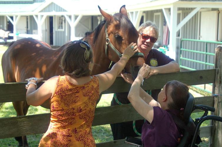 Chesterwye Center holds outing at Talisman Therapeutic Riding News