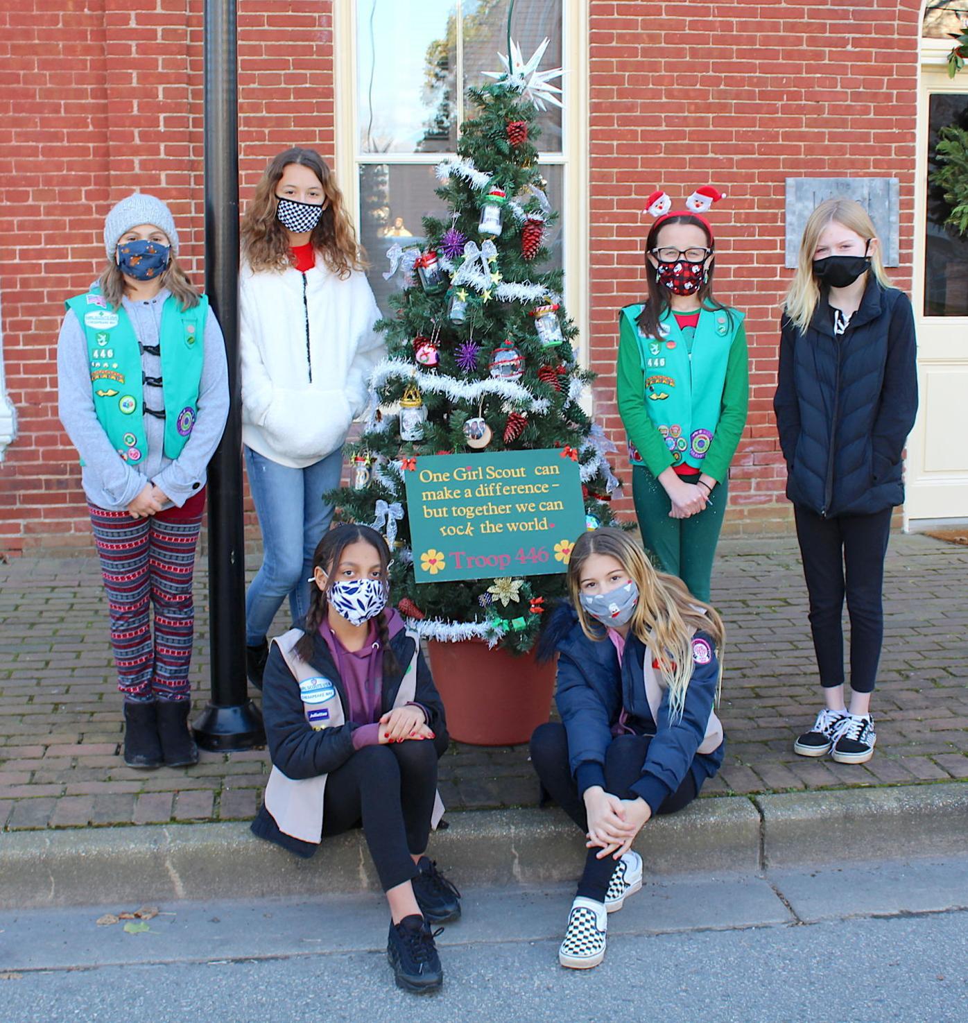 GS Troop 446 wins Christmas tree contest '20