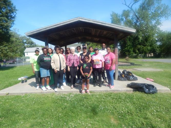 Kappa Theta Omega chapter helps beautify Cornish Park News