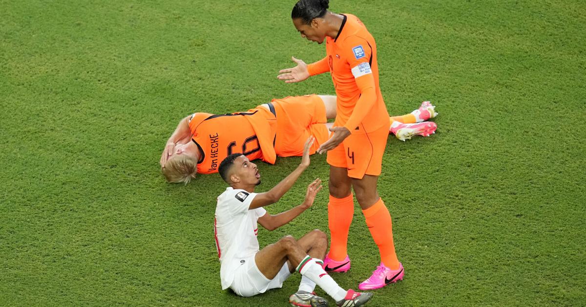Morocco Netherlands WCup Soccer