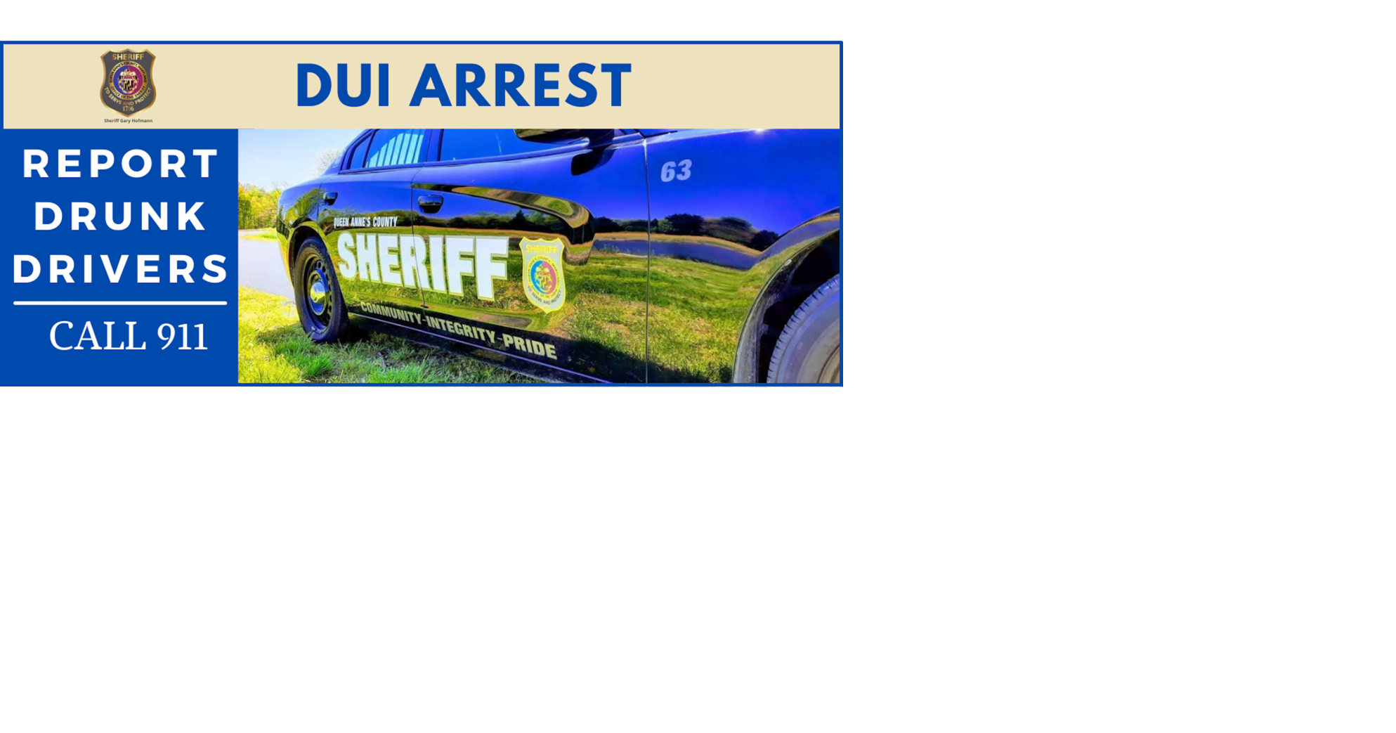 Chestertown car crash leads to underage DUI arrest Police and Fire