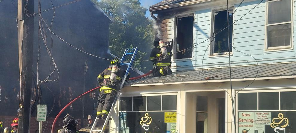Firefighters battle 3rd alarm fire in Chestertown