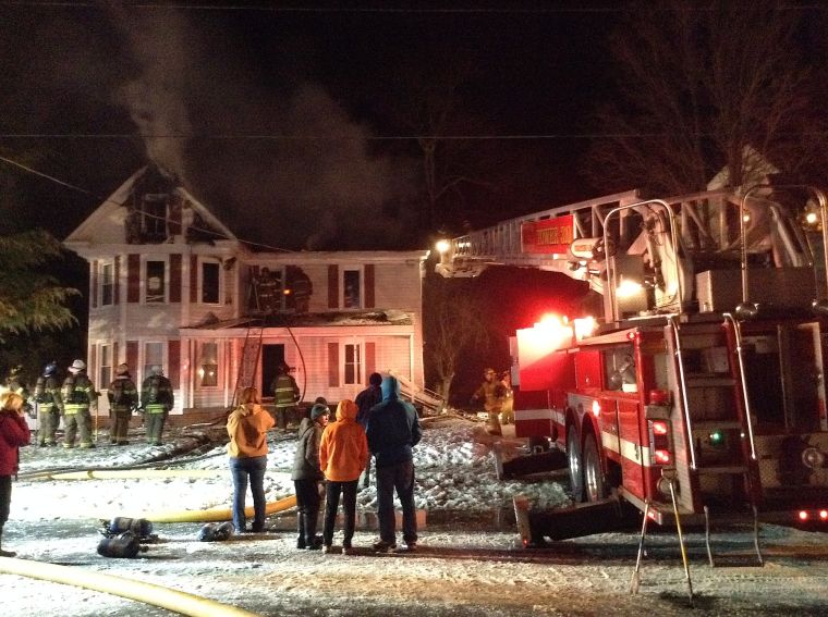 Fire destroys house in Denton News