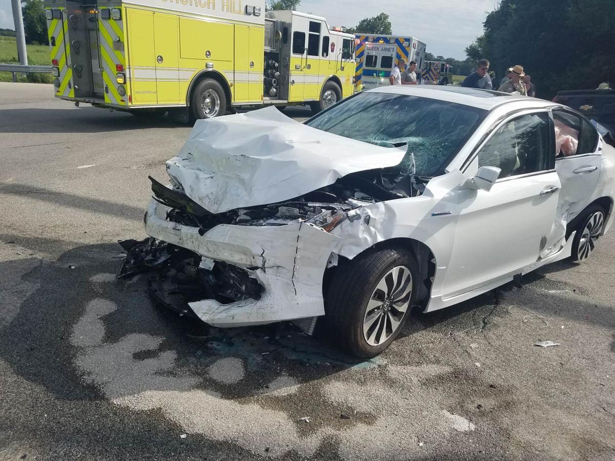 Two flown out after crash at 405/301 Police and Fire