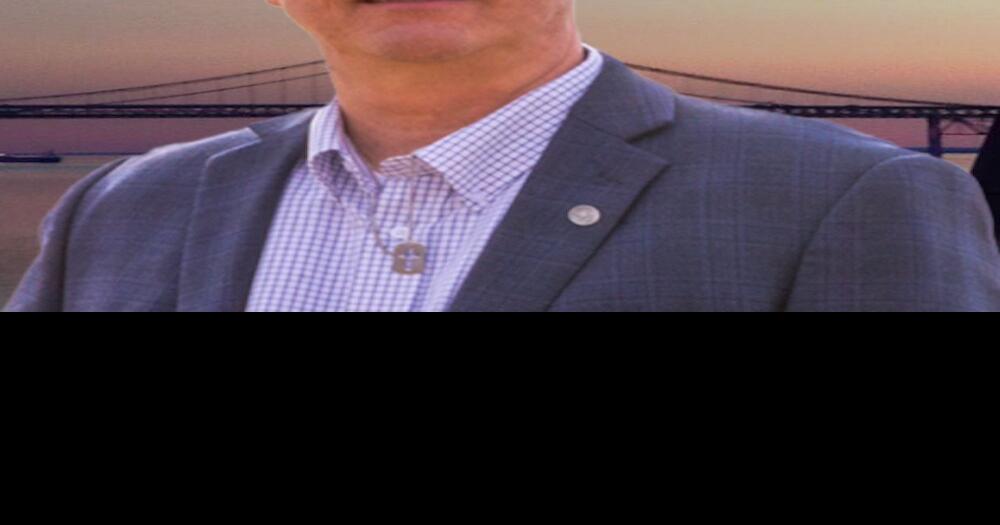 Patrick McLaughlin, commissioner candidate for District 2 campaigns as