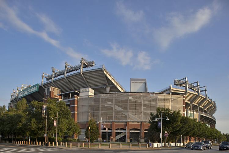 M&T Bank Stadium located in downtown Baltimore, Maryland is home