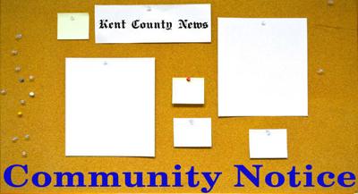 Community notice