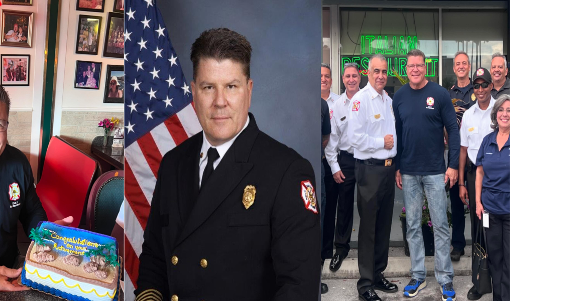 Hialeah Fire Department honors Deputy Fire Chief Raymond Malin for 26