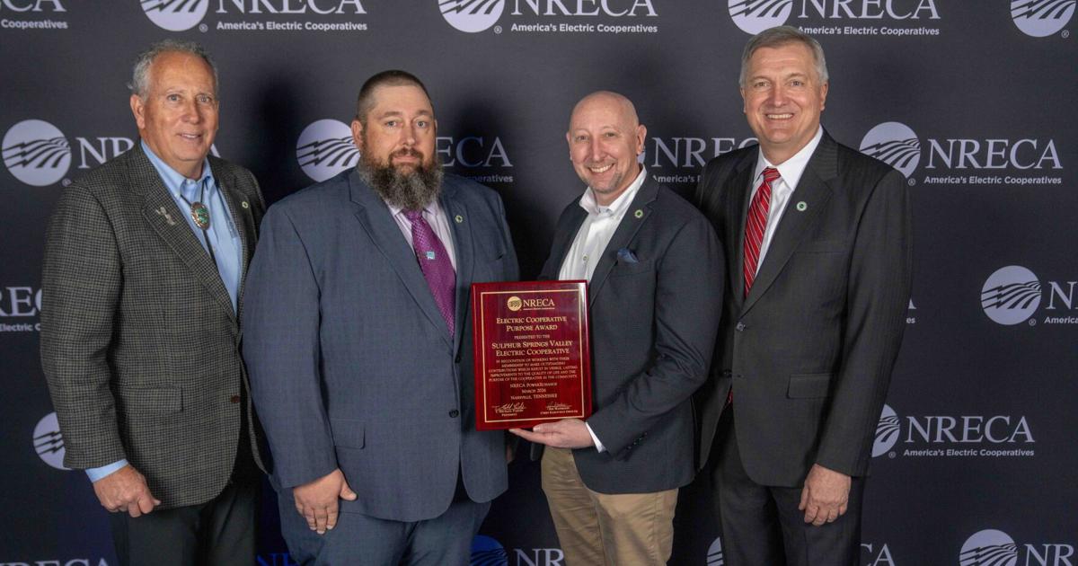 Ssevec SSVEC Receives 2026 Electric Cooperative Purpose Award | Cochise County ...