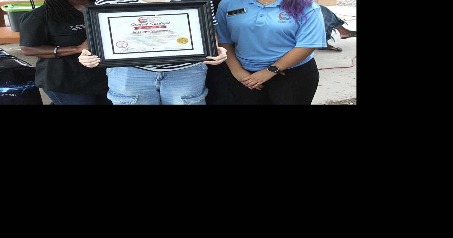 Angelique Valenzuela earns SafeVoice Student Spotlight Award for message about hidden bullying