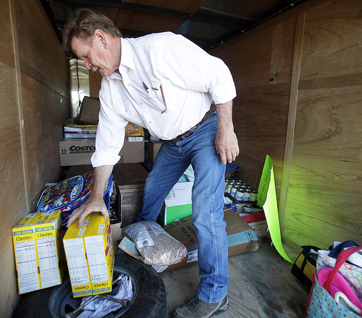 Needed Delivery Local Churches Take Food Clothes And Coffins To