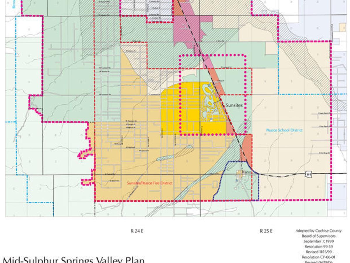 Cochise County To Update The Mid Sulphur Springs Valley Community Plan Willcox Range News Myheraldreview Com Cochise County Parcel Map