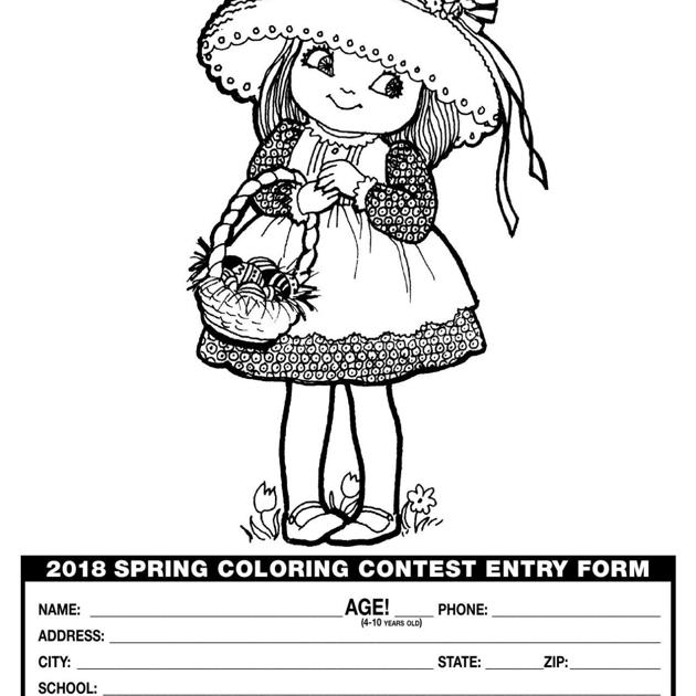 arn 2018 spring coloring contest entry form gallery