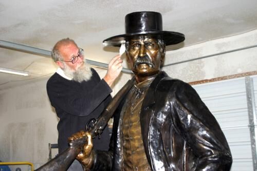 Finishing touches Master Sculptor Tim Trask will unveil