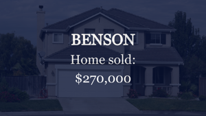 Single-family home in Benson goes for $270,000