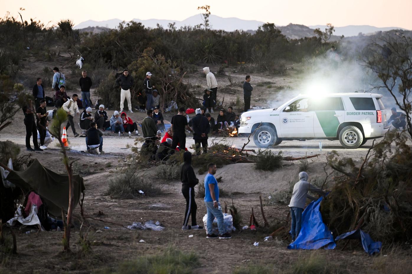 Migrant encampments surging at border in Jacumba Hot Springs