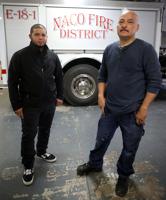 Two firefighters who serve on both sides of the border