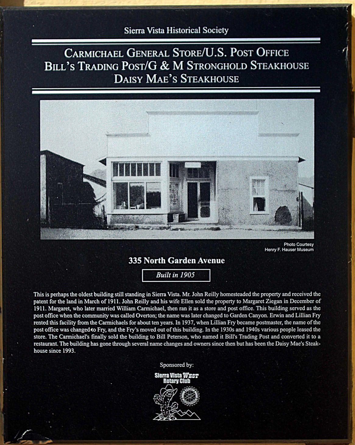 Find your way through Sierra Vista history Local News Stories