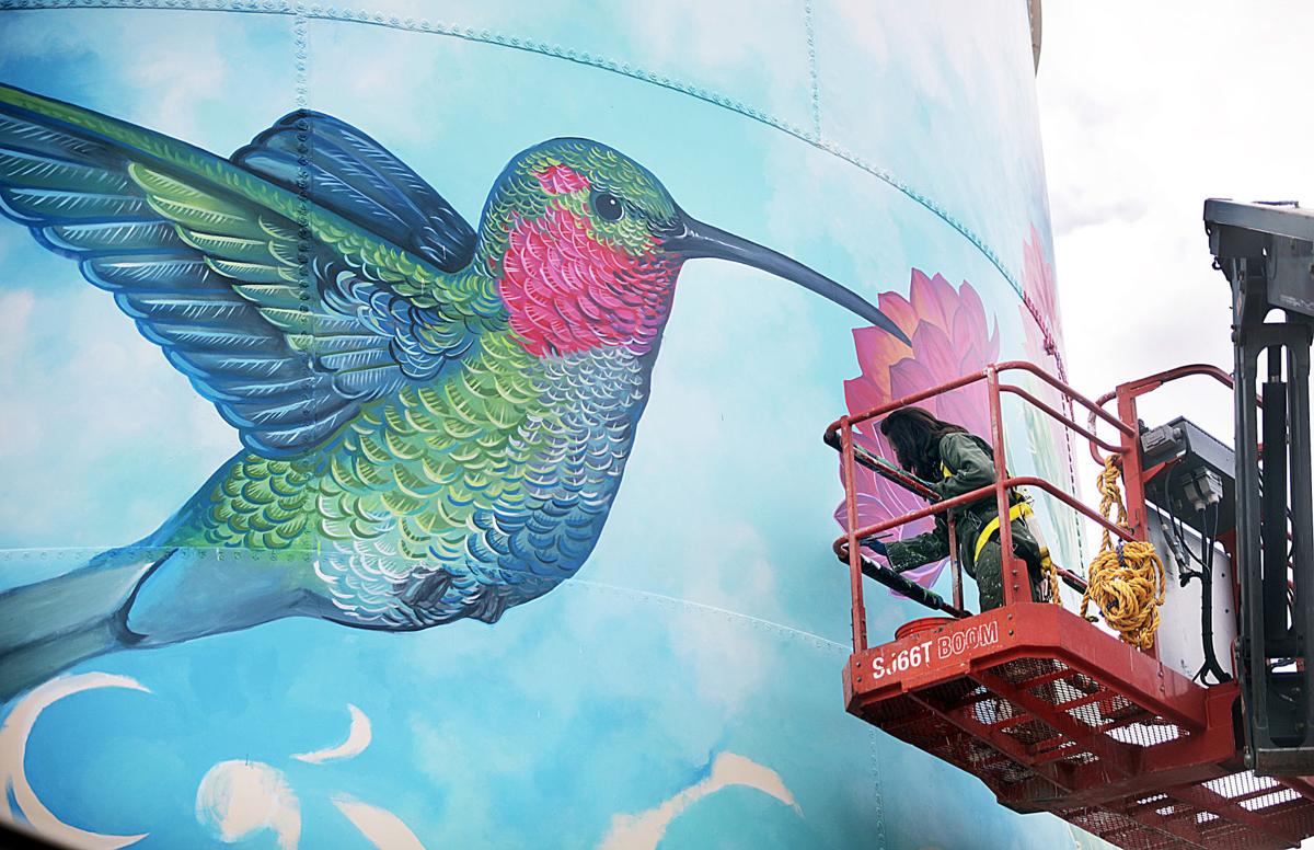 Mural Gracing Water Tower Adds A Ray Of Hope To Sierra Vista