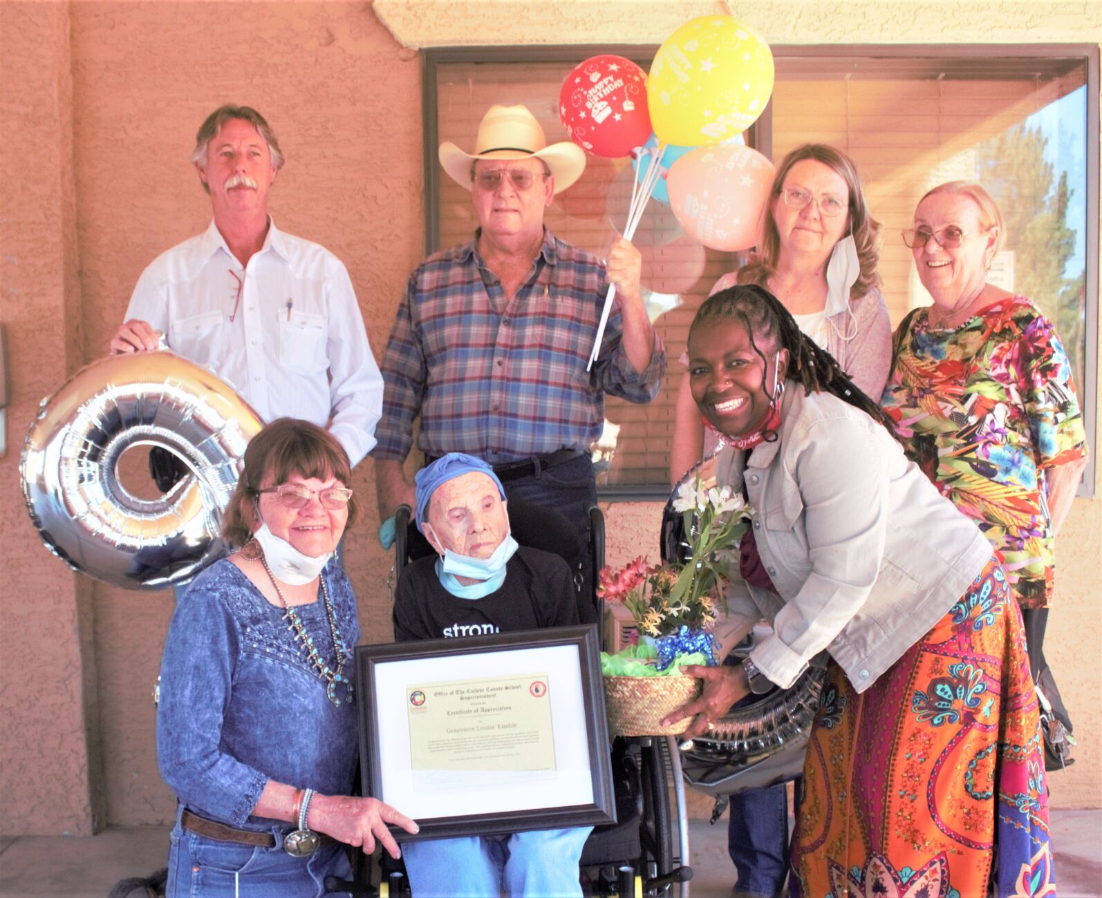 Longtime educator receives certificate of appreciation from county