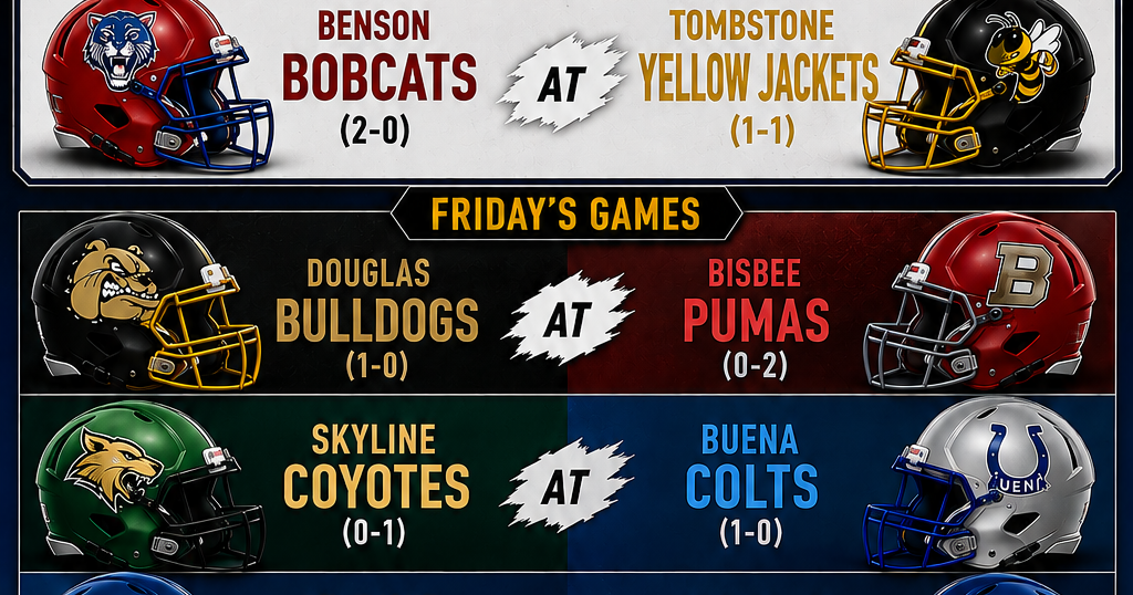 The Pick, Benson-Tombstone highlight busy Week 3 of Cochise County football