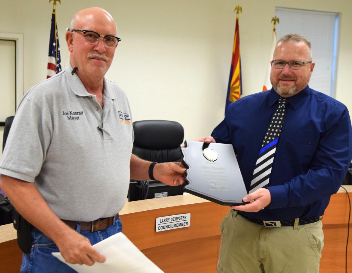 Benson Police Officer retires after 21 years Benson NewsSun