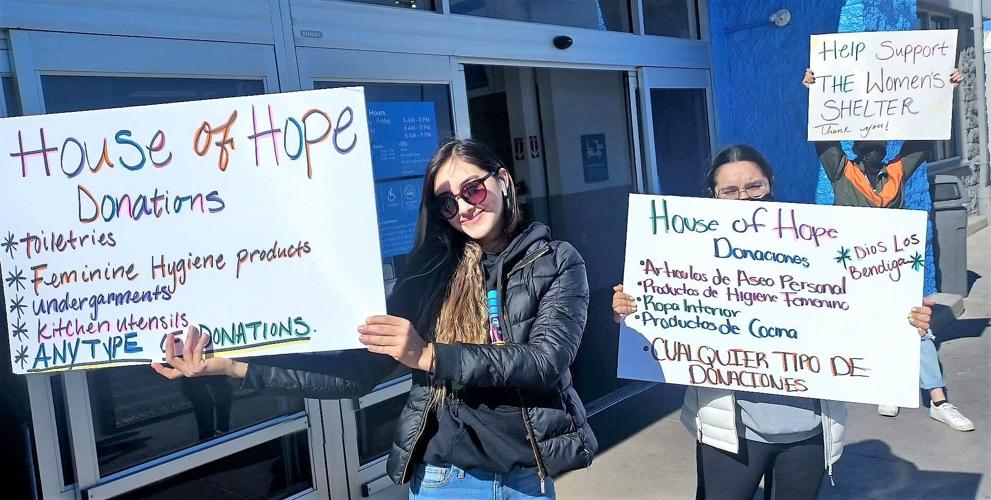 Cochise College students make donation to House of Hope Douglas
