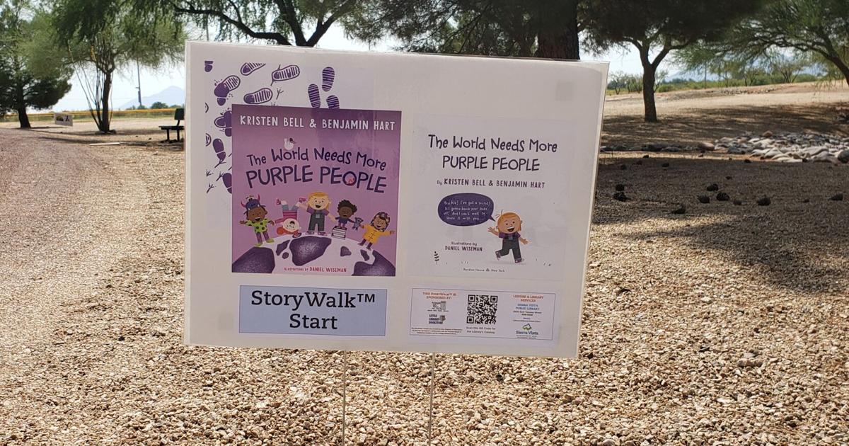 Sierra Vista Library installs StoryWalks along two paths Community