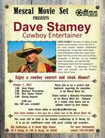 Dave Stamey concert to support Mescal Movie Set