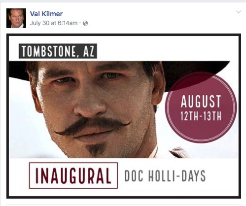 val kilmer tombstone ill be your huckleberry