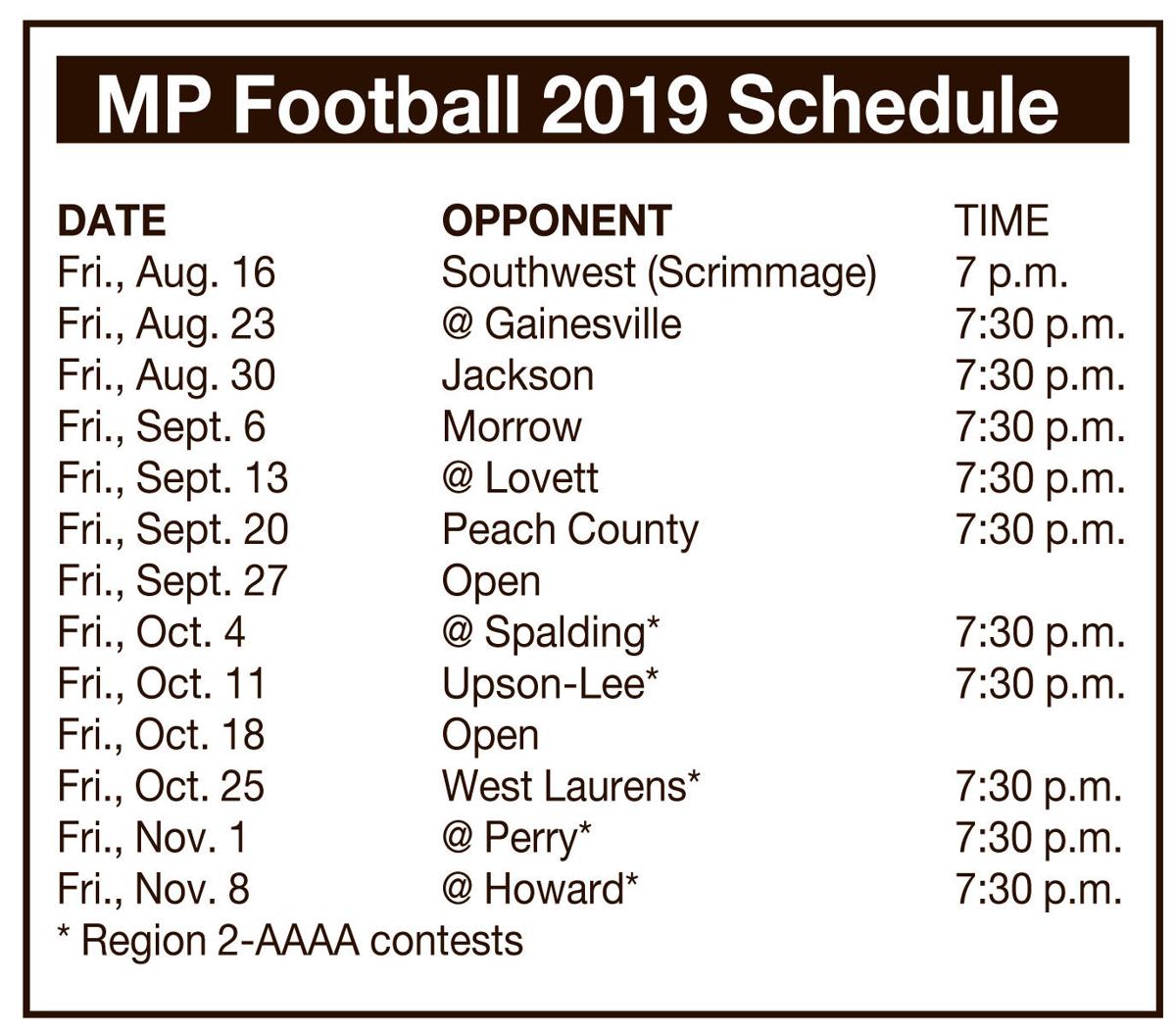 Mp Releases 2019 Football Slate Sports Mymcr Net