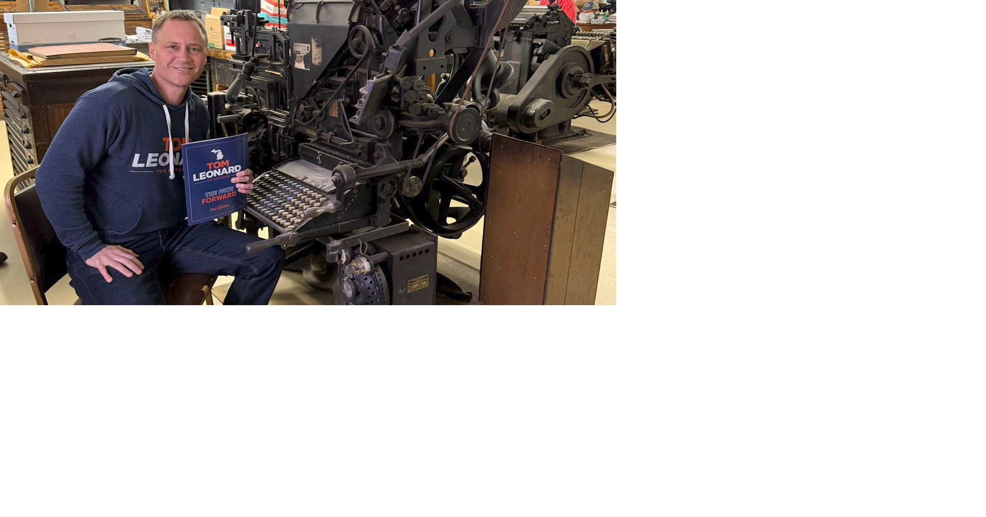 Tom Leonard: "As Governor, I will appoint an ambassador to the U.P."