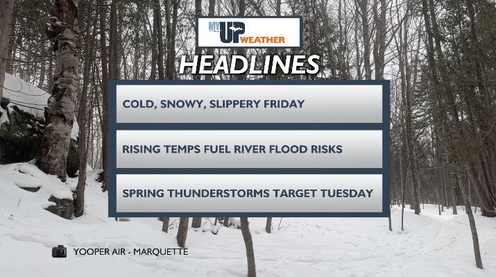 Flurries fly on a cold Friday, but big weekend warm up melts more snow ...