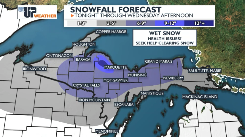 Snow adds up tonight into Wednesday; more snow chances late week and ...