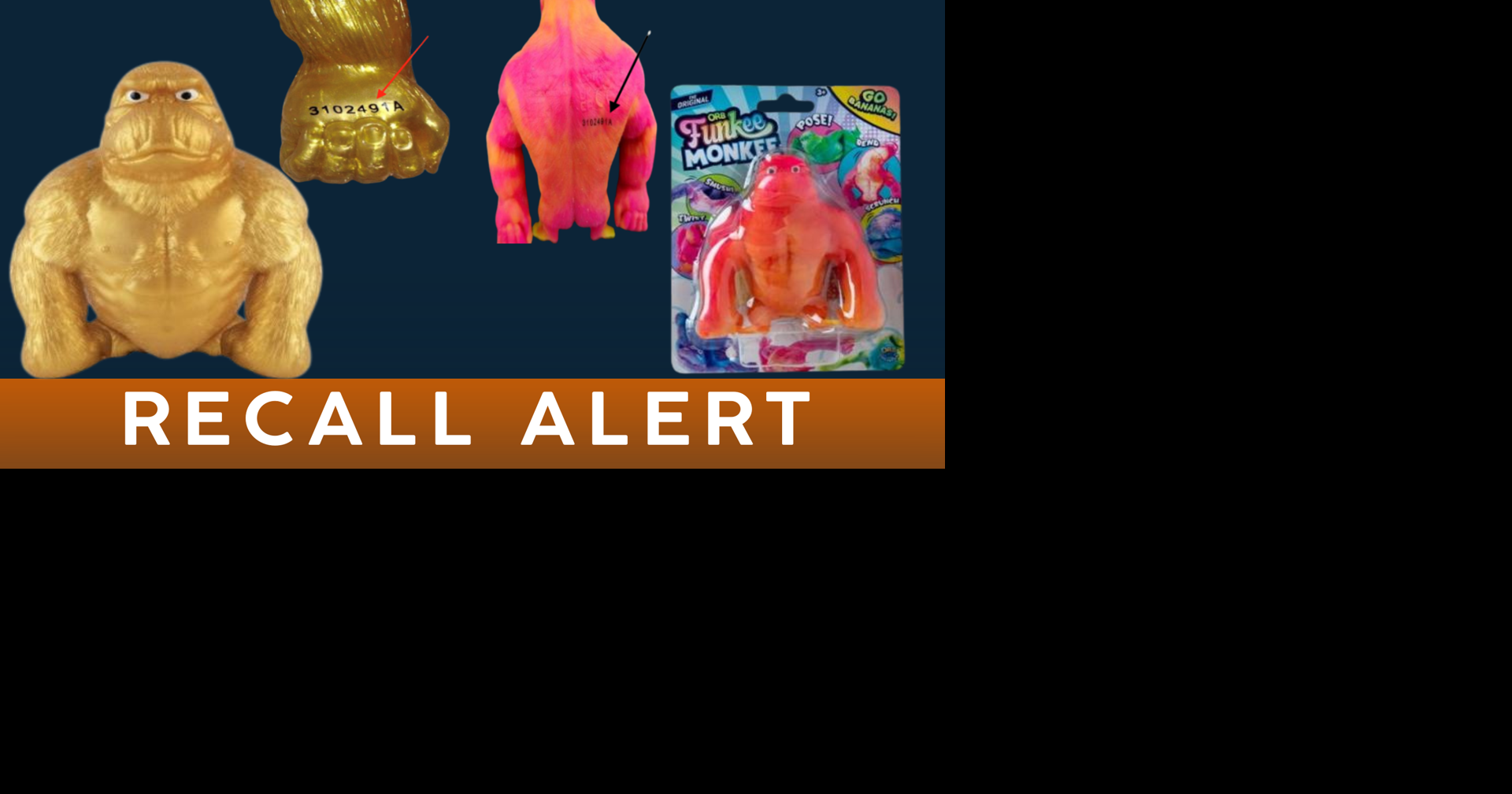 RECALL ALERT: Orb Funkee squeeze toys may contain asbestos