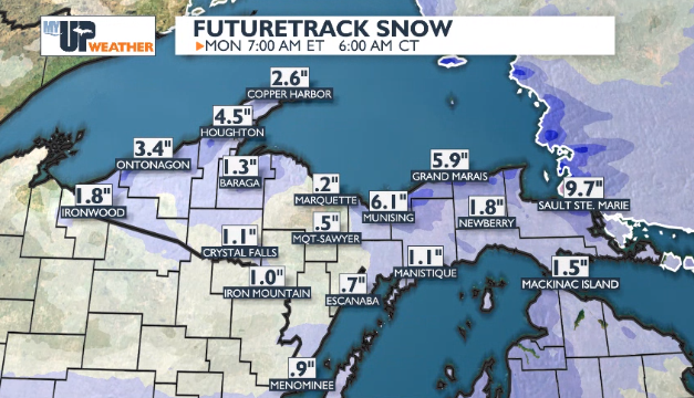 Cold temperatures this weekend with lake effect snow | Weather ...