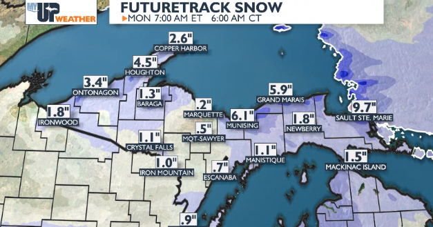 Cold temperatures this weekend with lake effect snow | Weather ...