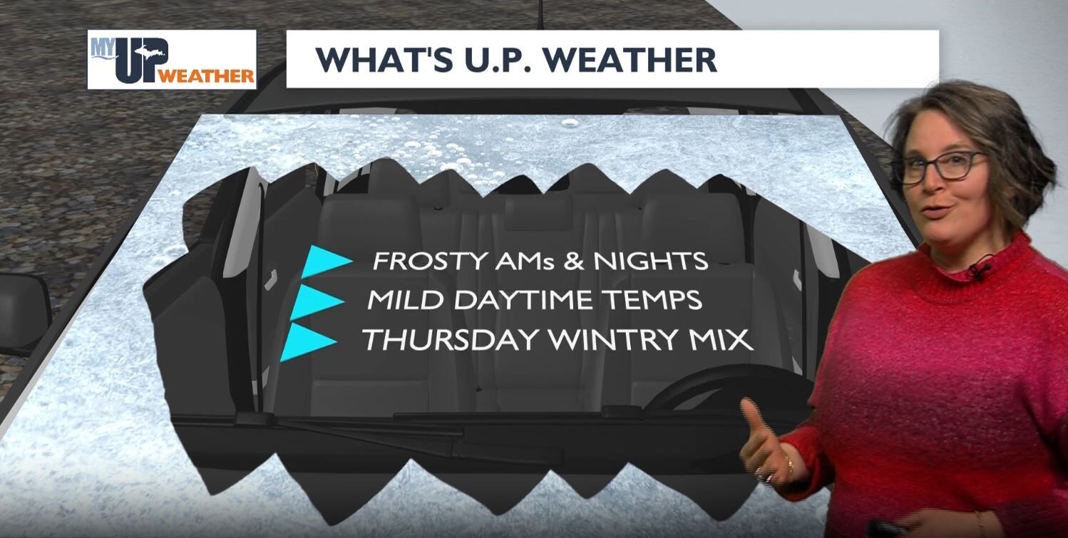 Frosted morning temps thaw out as clouds increase; rain/snow tomorrow ...