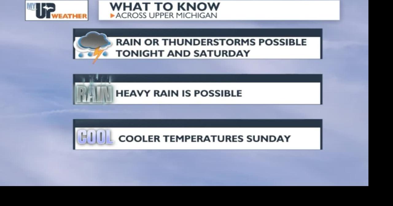My UP Weather: Warm summer night with rain and thunderstorms possible ...