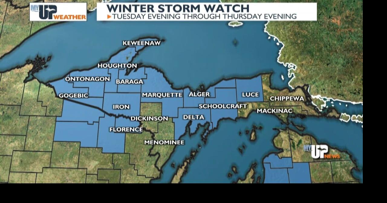 My UP Weather: Heavy snow is expected on Wednesday; lake effect snow ...